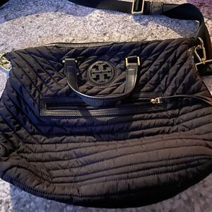 Tory Burch Black Quilted Shoulder Bag